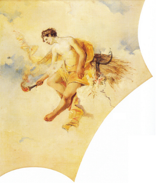 allegory of summer, 1884, Antonio Cortina Farinós