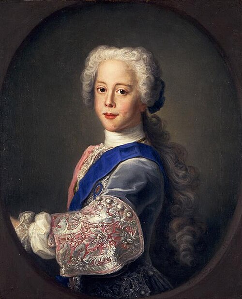 Prince Henry Benedict Clement Stuart, 1725 - 1807. Cardinal York; younger brother of Prince Charles , 1732, Antonio David