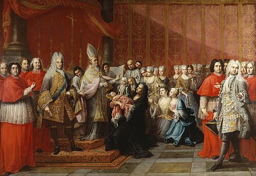 The Baptism of Prince Charles Edward Stuart, 1725, Antonio David