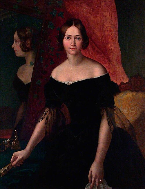 Portrait de femme, 1841, Apollon Mokritsky