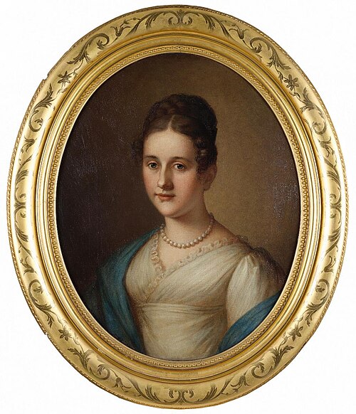 Bildnis Elisabeth Tobler, geborene Bindschedler, 1840, Emma Bindschaedler