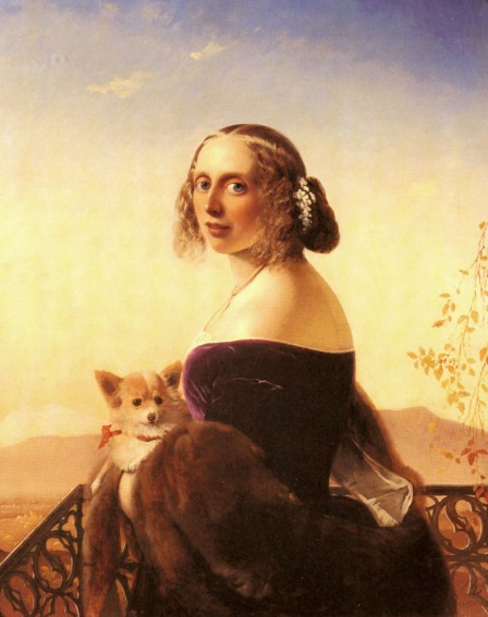 Lady Barrett of Belhus, 1844, Carl Timoleon von Neff