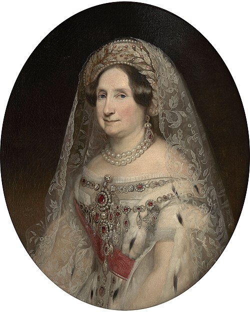 Portrait of Grand Duchess Anna Pavlovna, 1856, Carl Timoleon von Neff
