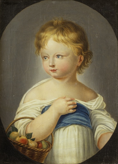 Marie-Louise Südenhausen Wolfi portree, 1832, Carl Timoleon von Neff