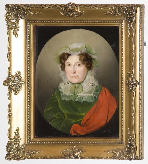 Lauljatar Mara portree, 1828, Carl Timoleon von Neff