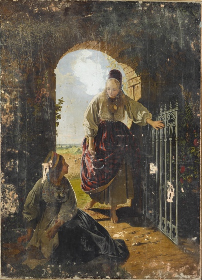 Eesti naised rahvariides. Rukkilõikajad, , Carl Timoleon von Neff