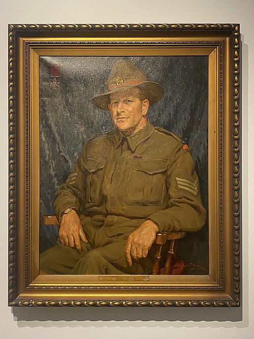 Sergeant A.C. Hulme VC, 1946, Archibald Nicoll