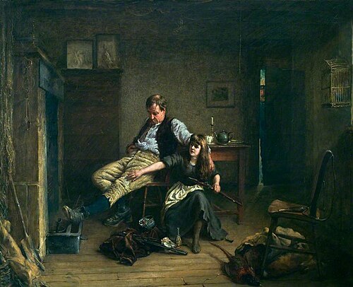 The Poacher's Daughter, 1884, Archibald J. Stuart-Wortley