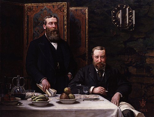 Sir Walter Besant; James Rice, 1882, Archibald J. Stuart-Wortley