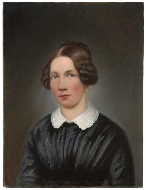 Portrait de Pauline Rogg, née Tritscheller, 1840, Johann Baptist Laule