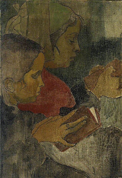 Breton Peasant Women at Mass, 1894, Armand Seguin
