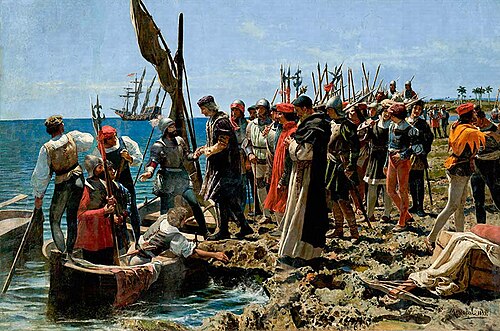 Deportation of Columbus by Bobadilla, 1893, Armando Menocal