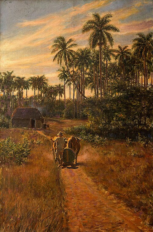 Carrying water, 1924, Armando Menocal