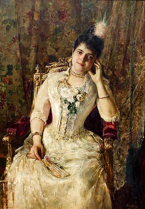 Portrait of Rosario Armenteros de Herrera, 1889, Armando Menocal