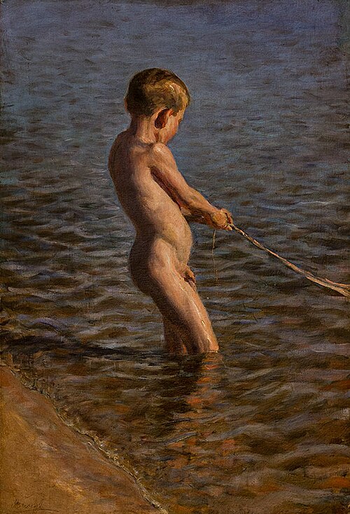 Little fisherman, 1918, Armando Menocal