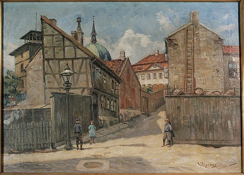 Bjerggaten, 1900, Arne Hjersing