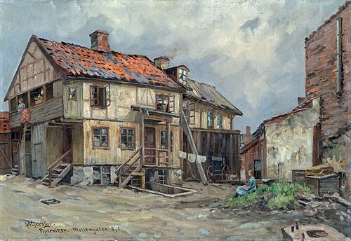 Mellemgata 1, 1910, Arne Hjersing
