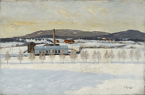 Den elektriske sporveisstation, 1897, Arne Hjersing
