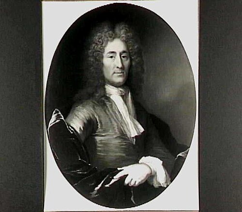 Portrait of a man, 1707, Arnold Boonen