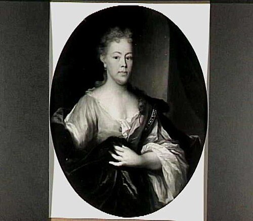 Portrait of a woman, 1706, Arnold Boonen