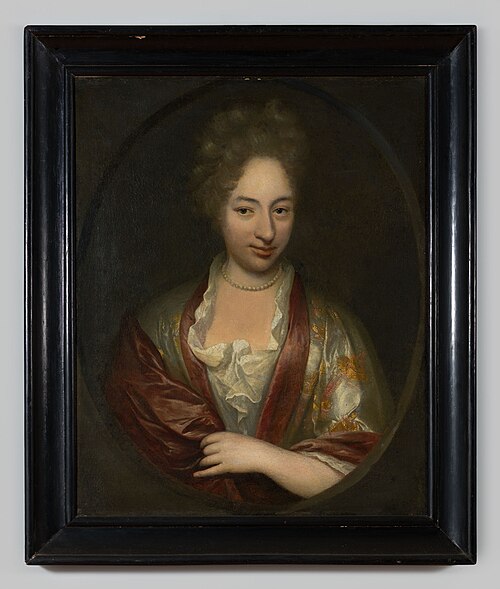 Portrait of Clara Croonen (?-?), 1712, Arnold Boonen