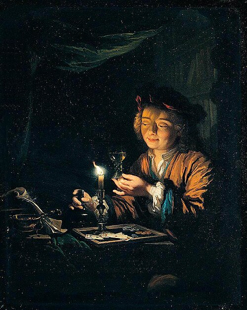 A Young Man Seated at a Table, 1750, Arnold Boonen
