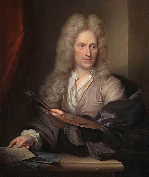 Portrait of Jan van Huysum, 1720, Arnold Boonen