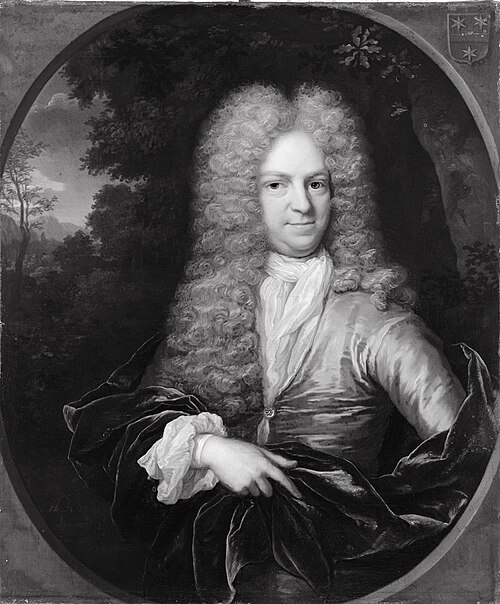 Portrait of David de Wildt (1662-1729), 1705, Arnold Boonen