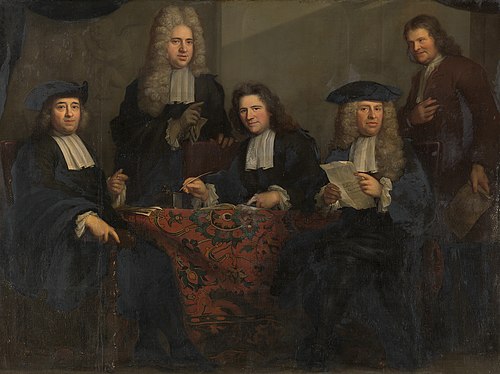 Regents of the Amsterdam Workhouse, 1714, Arnold Boonen