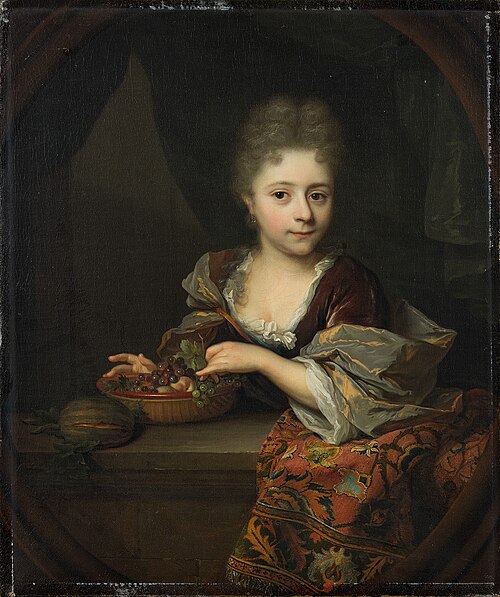 Portrait of Christina Johanna Backer (1688-1737), 1715, Arnold Boonen