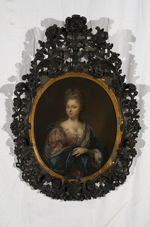 Portret van Eva Maria Muilman (1676-1731), , Arnold Boonen