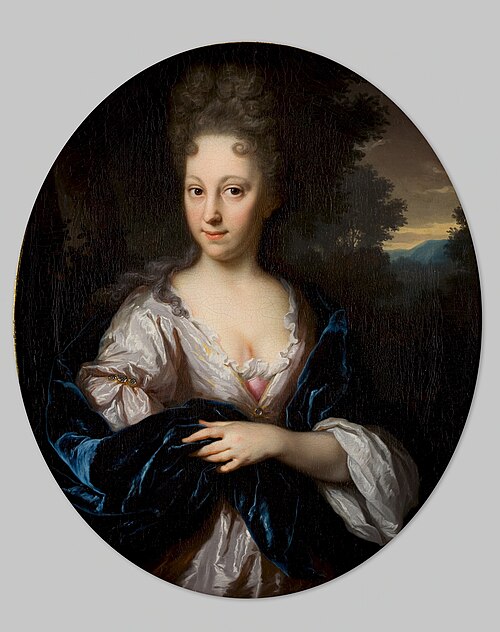 Portrait of Anna Elisabeth Versijl (1686-1763), 1712, Arnold Boonen