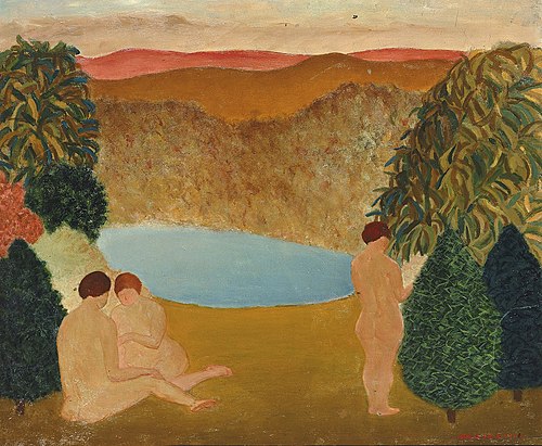 Nudes in Landscape, 1914, Arnold Friedman