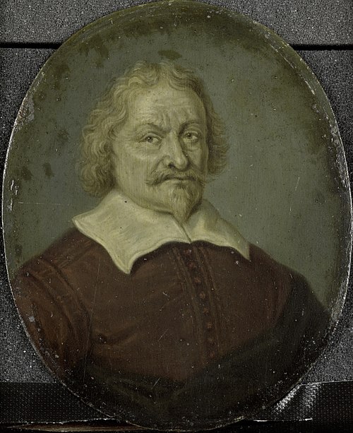 Portrait of David Lingelbach I, Founder of the  Nieuwe Doolhof (New Labyringh), Amsterdam, 1716, Arnoud van Halen