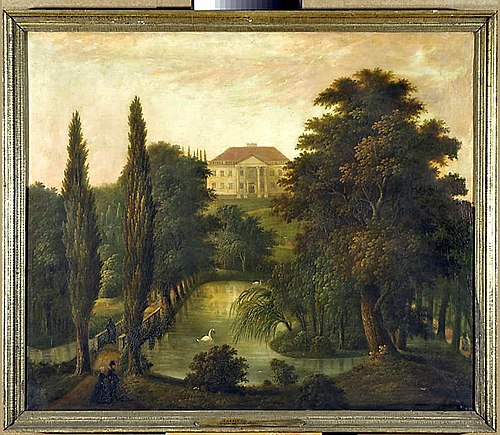 Belvedere from the side of the Łazienki Park, , Fryderyk Skarbek