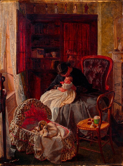 Baby, 1861, Arthur Boyd Houghton