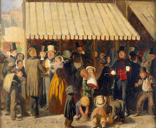 A Street Scene, 1859, Arthur Boyd Houghton