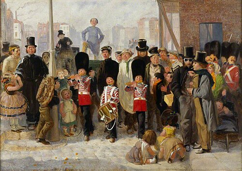 The Recruiting Party, 1859, Arthur Boyd Houghton