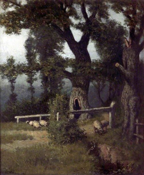 Landscape with Sheep, , Arthur Douglas Peppercorn