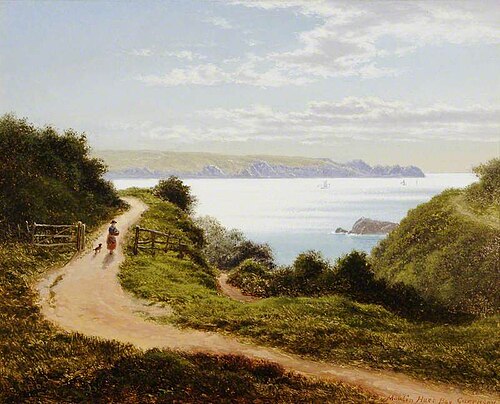 Moulin Huet Bay, Guernsey, 1881, Arthur Gilbert