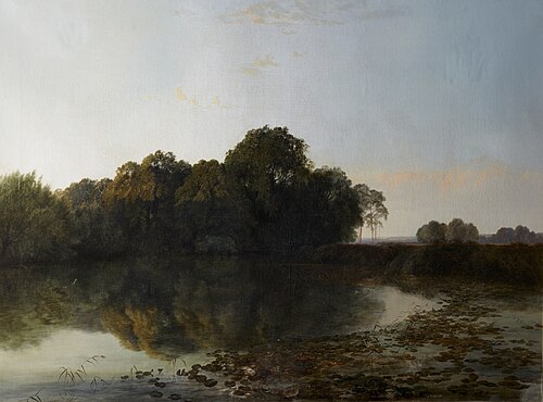 Pastoral Scene, River Scene, 1855, Arthur Gilbert