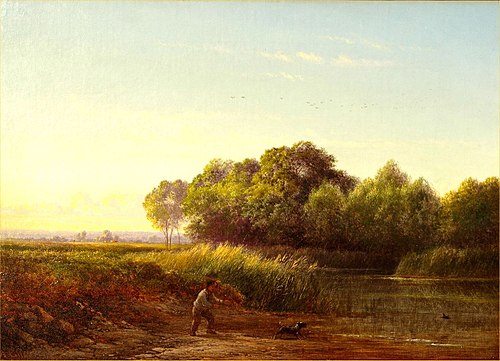 At the Waters Edge, 1866, Arthur Gilbert