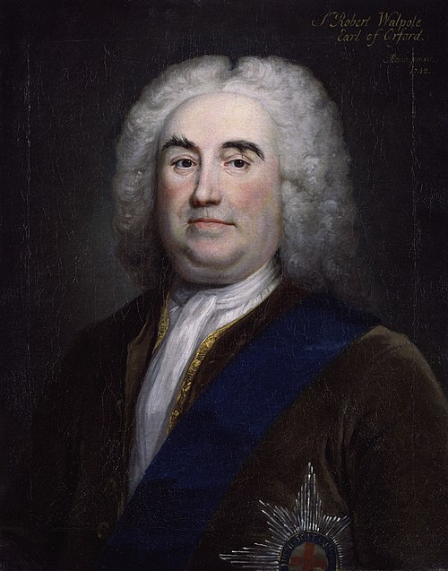 Robert Walpole, 1er comte d'Orford, 1742, Arthur Pond