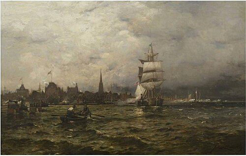 An April Day, New York, 1881, Arthur Quartley