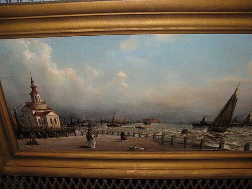 New York Harbor from the Battery, 1885, Arthur Quartley