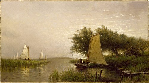 On Synepuxent Bay, Maryland, 1876, Arthur Quartley