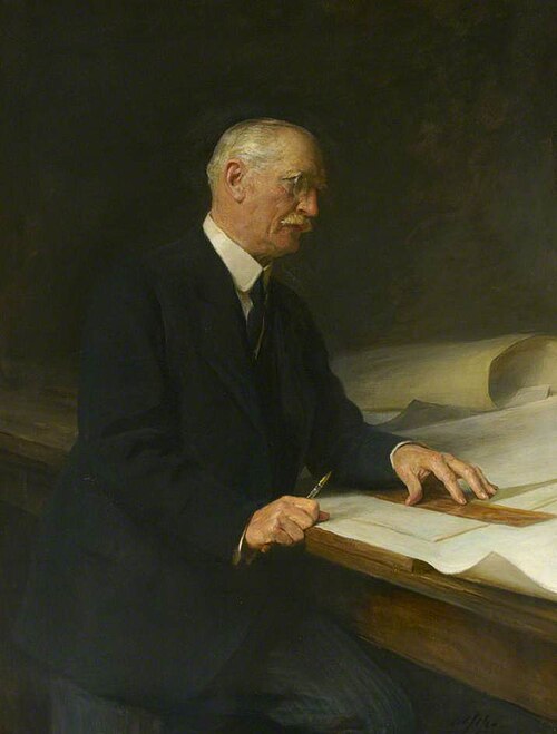 Sir John William Simpson (1858–1933), PRIBA, 1921, Arthur Stockdale Cope
