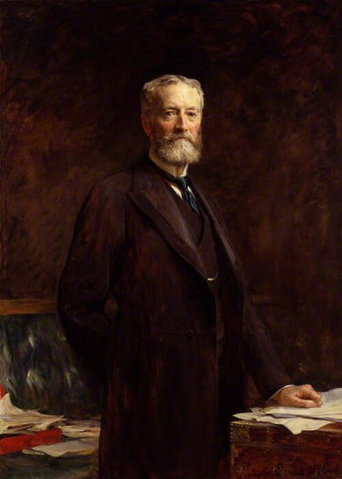 Michael Edward Hicks Beach, 1st Earl St Aldwyn, 1906, Arthur Stockdale Cope