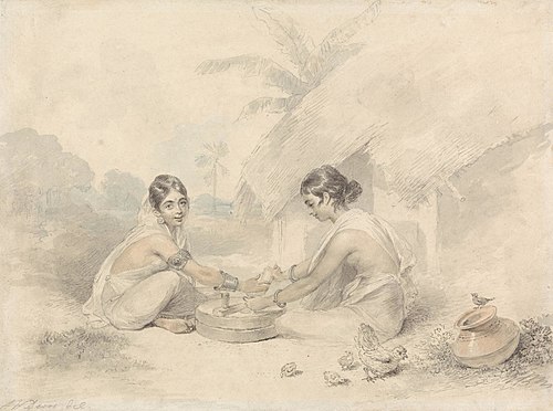 Native Women from Bengal, , Arthur William Devis