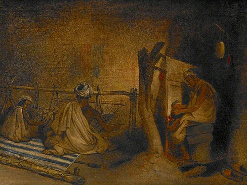 Carpet Weavers, Patna, 1786, Arthur William Devis